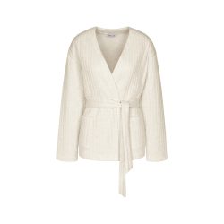 Cozy Comfort Jacke in weiss