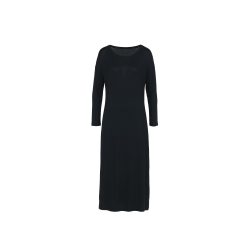 Luxe Nachthemd lang in schwarz