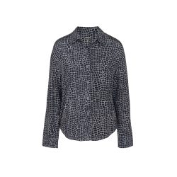 Luxe Pyjama Oberteil in schwarz