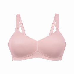 Selma BH ohne Bügel, gefüttert in rosa