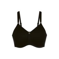 Claire BH ohne Bügel, gefüttert in schwarz
