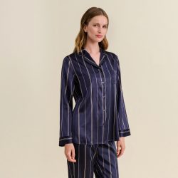 Blaine Pyjama Oberteil in blau