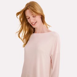 Ciara Pyjama Oberteil in rosa