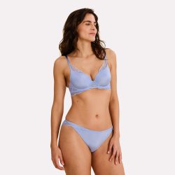 Cara BH mit Bügel, gefüttert in blau