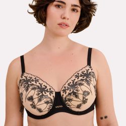 Camila BH mit Bügel, gefüttert in schwarz