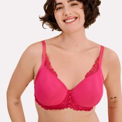 Cherie BH mit Bügel, gefüttert in pink