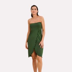 Beach Basic Kleid in grün