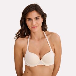 Sexy Comfort BH mit Bügel, gefüttert in weiss