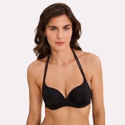 Sexy Comfort BH mit Bügel, gefüttert in schwarz