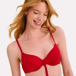 Charlize Bikini Top mit Bügel gefüttert in rot