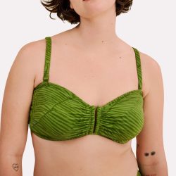 Charlize Bikini Top mit Bügel ungefüttert in grün