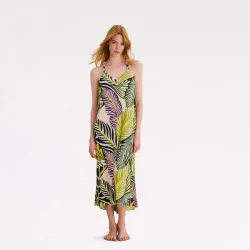 Courtney Kleid lang in grün