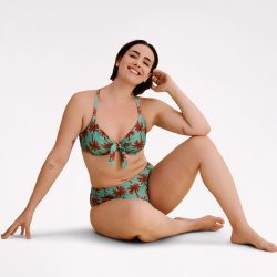 Clarissa Bikini Top mit Bügel ungefüttert in türkis