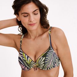 Courtney Bikini Top mit Bügel gefüttert in grün