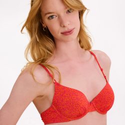 Camille Bikini Top mit Bügel gefüttert in pink