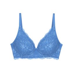 Amourette Charm BH ohne Bügel, ungefüttert in blau