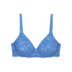 Amourette Charm BH mit Bügel, ungefüttert in blau