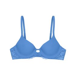 Amourette Charm BH mit Bügel, gefüttert in blau