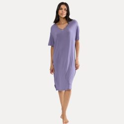 Timeless Sensuality Nachthemd kurz in violett