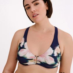 Carlotta Bikini Top mit Bügel ungefüttert in blau