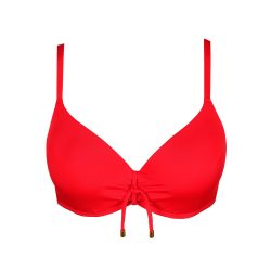 Madurai Bikini Top mit Bügel gefüttert in rot