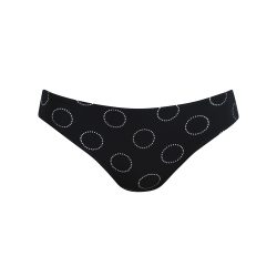 Silver Pearls Bikini Regular Slip in schwarz