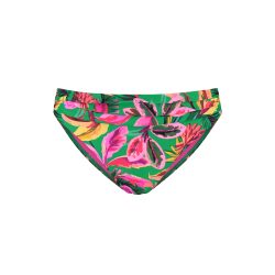 Floral Forest Bikini Regular Slip in grün