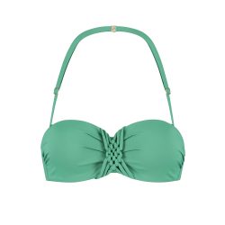 Green Oasis Bikini Top mit Bügel gefüttert in grün