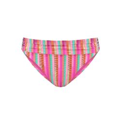 Tropical Lines Bikini Regular Slip in pink