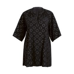 Silver Pearls Kleid in schwarz