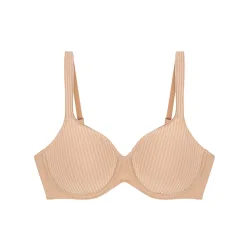 Modern Soft + Cotton BH mit Bügel, ungefüttert in beige