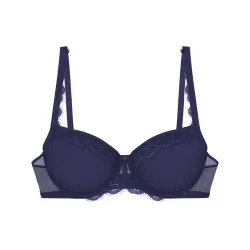 Amourette Sparkle BH mit Bügel, gefüttert in blau