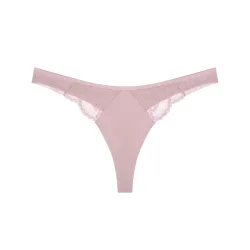 Love in Lace String in rosa