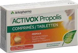 ACTIVOX Propolis Honig-Zitronen Lutschtabletten (24 Stk)