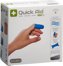 Quick Aid Pflaster latexfrei hautfarbig (6cm x 460cm)