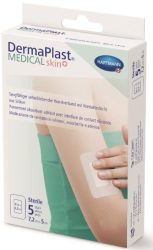 DermaPlast Medical skin+ Vliesverband 7.2x5cm (5 Stk)