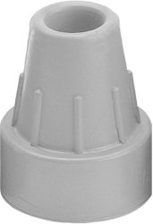 Sahag Krückenkapseln 16mm grau (1 Paar)
