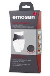 Emosan Ultra Nierenwärmer Velcro grau M (1 Stk)
