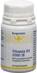 Burgerstein Vitamin D3 2000 IE Kapseln (60 Stk)