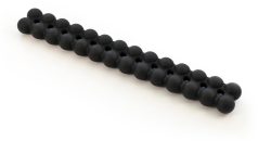 Sissel Spinefitter anthrazit, 84x12x6cm (1 Stk)