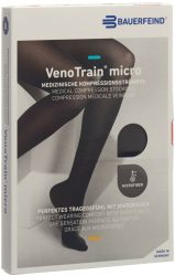 VenoTrain micro AG KKL2 Grösse S p/l oFs schwarz MikroNoppe (1 Paar)