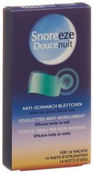 snoreeze doucenuit Anti-Schnarch Blättchen Blättchen (14 Stück)