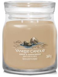 Yankee Candle Signature - Duftkerze im Glas, 368 g, Baumnuss
