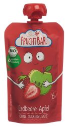 FRUCHTBAR Fruchtpüree Bio Erdbeere Apfel (100 g)