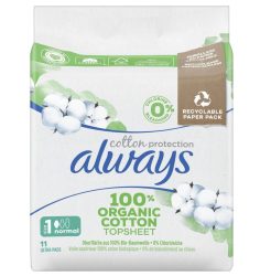 always Ultra Binde Cotton Protection Normal mit Flügeln Magic Paper (11 Stück)