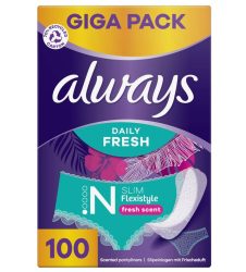 Always Slipeinlagen Flexistyle Slim Frisch Giga Pack (100 Stk)