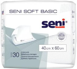 seni Soft Basic Krankenunterlage 40x60cm undurchlässig (30 Stück)