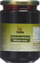 HOLLE Schwarze Melasse fl&uuml;ssig Glas 450 g
