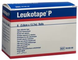 Leukotape P Pflasterband 13.7mx3.8cm (6 Stk)