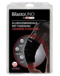 Bilasto Uno Ellbogenbandage S-XL mit Fixierung und Velcro (1 Stück)